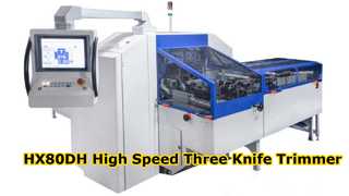 HX80DH เครื่องตัดมีดความเร็วสูงสามมีด