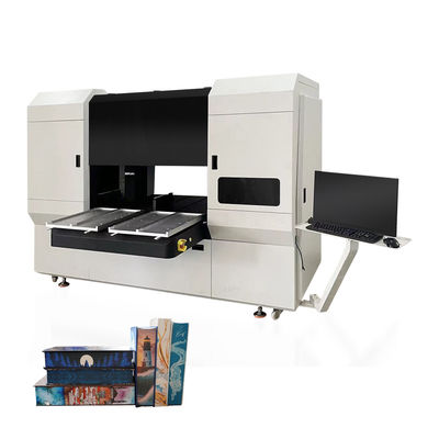HXEP400 Book Edge เครื่องพิมพ์ดิจิตอล Color Edge Inkjet Printing Edge Print Edge การทาสีบล็อคหนังสือ แบบกลม Back Book Binding