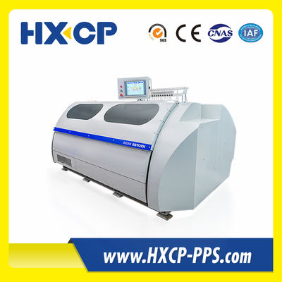 HX220 เครื่องเย็บหนังสือ ความเร็วสูง อัตโนมัติ บล็อกหนังสือผูกพันธนาการ PLC ที่มั่นคง การตรวจสอบและระบุความผิดพลาด
