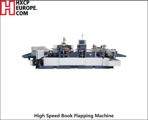 เครื่องเจาะอัตโนมัติประสิทธิภาพสูง พร้อมกลไกแคม, Book Block Front Cutting, Cover Creasing & Folding, 4200pcs/H