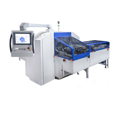 HX80DH เครื่องตัดหนังสือมีดสามชิ้น องค์ประกอบ Pre Stacker 4500 การตัด ชั่วโมงเชื่อมต่อกับสายการเตรียมหนังสือ