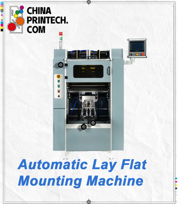 อัตโนมัติ Lay Flat Mounting Machine สําหรับหนังสือถ่ายภาพ, หนังสือเด็ก, ทําหนังสือถ่ายภาพ หนังสือทําอาหาร Stamp Albums, การให้อาหารอัตโนมัติของกระดาษ Board พับลายเซ็นต์