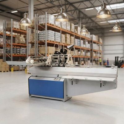 HX450S Semi Auto Saddle Stitcher Magazine ภาพผูกต่อต่อเนื่องไม่หยุดการทํางาน