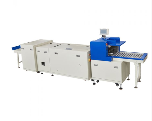 HX480P ครอบคลุม Stitching เครื่องตัดด้วยเครื่องพิมพ์ flat press และระบบการให้อาหารร่วมสําหรับหนังสือออกกําลังกาย