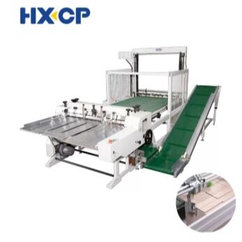 HX1200 Paper Board Slitter เครื่องตัดอัตโนมัติสำหรับกระดาษแข็งกระดาษแข็งและกระดานแบบเติมและปลอดภัย