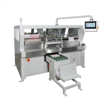 เครื่องขึ้นรูปและเข้าเล่มม้วนพลาสติก HXPS420 รวมการขึ้นรูป การใส่ การตัด และการดัดในขั้นตอนการทำงานต่อเนื่องเดียว