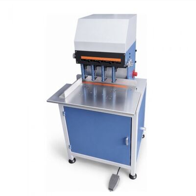 เครื่องเจาะกระดาษสี่หัว HXPD280 พร้อมระบบเจาะสี่หัวแบบนิวแมติกสำหรับแปรรูปกระดาษหนา