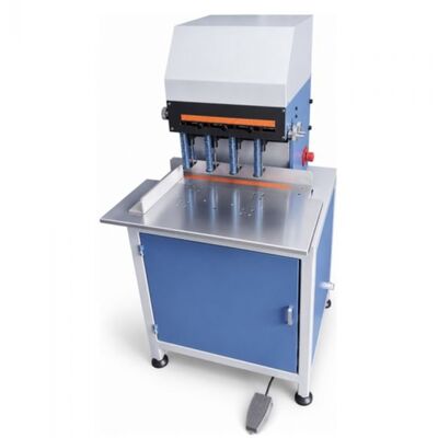 เครื่องเจาะกระดาษสี่หัว HXPD280 พร้อมสไลเดอร์เชิงเส้นและแกนนำสำหรับการเจาะที่มั่นคง