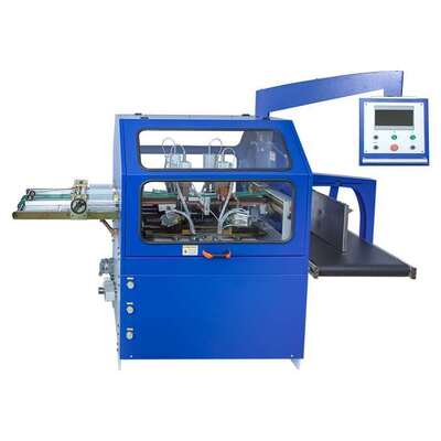 เครื่องปัดมุมปกแข็ง HX60R พร้อมระบบนับและเรียงชิ้นงานอัตโนมัติ