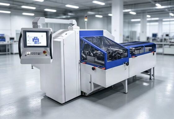 เครื่องตัดสามใบอัตโนมัติ HX80DH ความเร็วสูง 4500 ชิ้น/ชั่วโมง เครื่องตัดหนังสือ